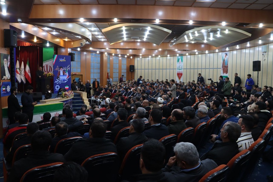 آیین افتتاحیه پروژه های شهرداری قائم شهر در دهه مبارک فجر
