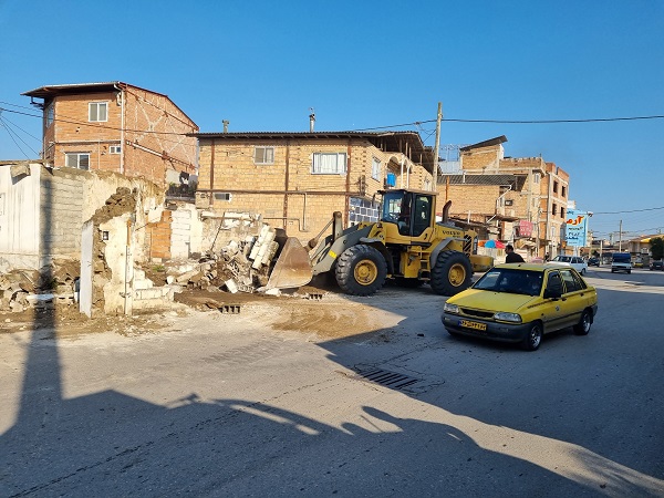 عملیات تخریب و بازگشایی در مطهری محله اندیشه 38