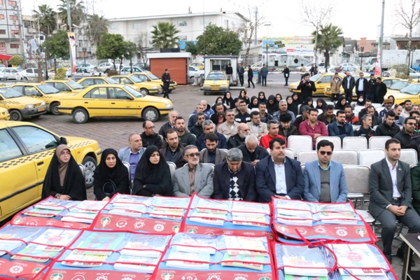 برگزاری افتتاحیه طرح تاکسی کتاب شهرداری قائم شهر