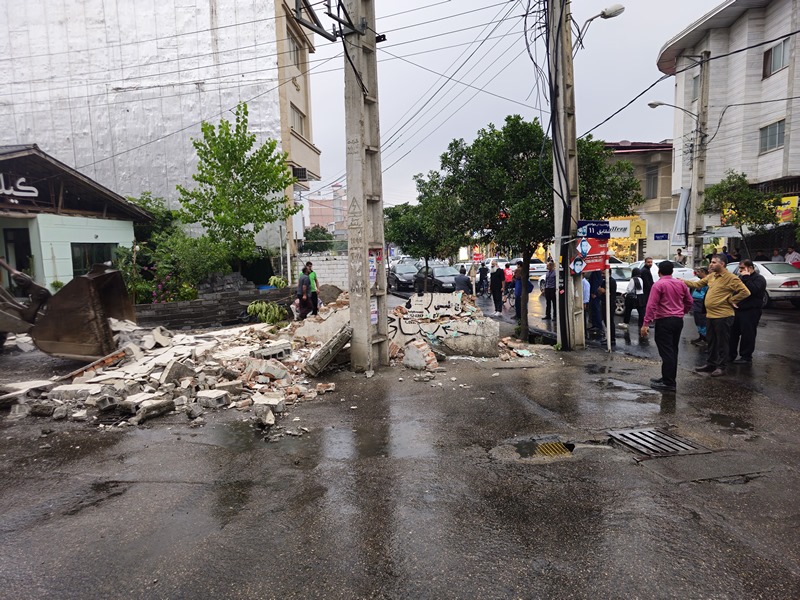 عملیات تخریب و بازگشائی ملک واقع در خیابان کوچکسرا، نبش شقایق 11