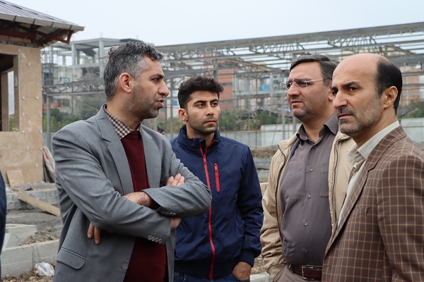 بازدید از روند اجرای پارک خبرنگار