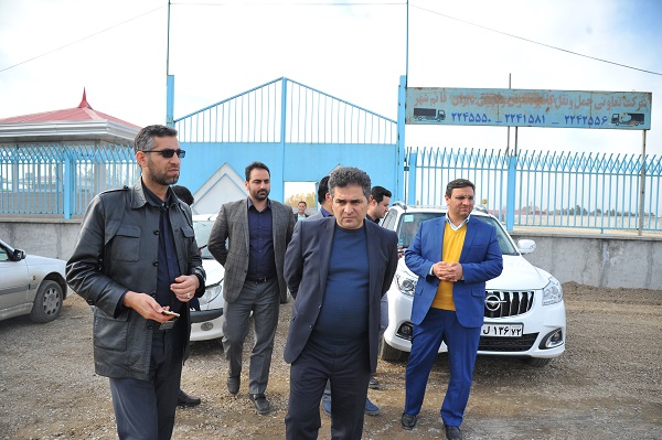 بازدید شهردار ، رئیس و اعضای شورای اسلامی قائمشهر از شرکت کامیونداران