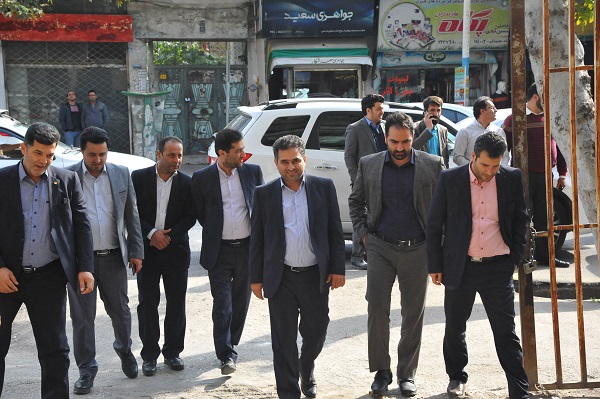 بازدید از روند پیشرفت پارکینگ طبقاتی خیابان آیت الله صالحی مازندرانی(تهران)
